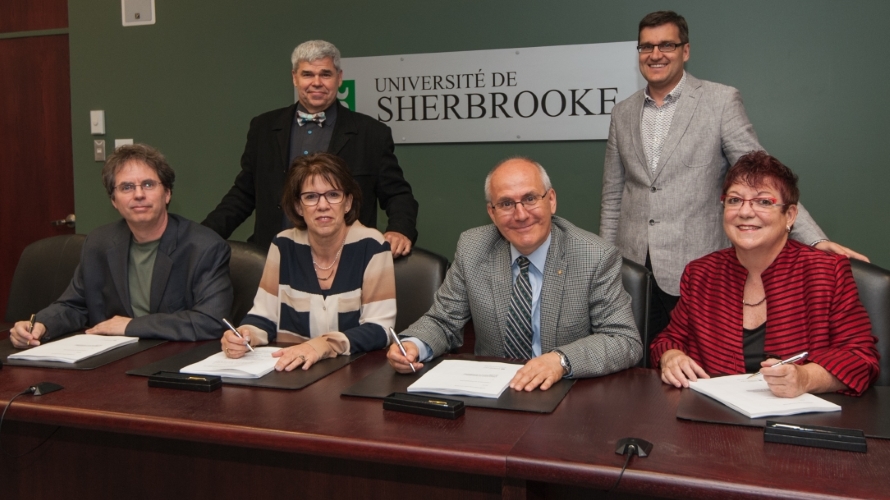Convention signée à Sherbrooke