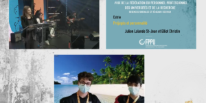 Julien Lalonde St-Jean et Elliot Christin , prix FPPU aux Expo-sciences 2021